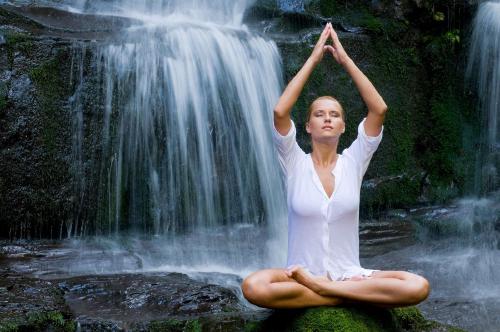 WARNING: Meditating on top of wet, mossy rocks is really uncomfortable and may lead to drowning.