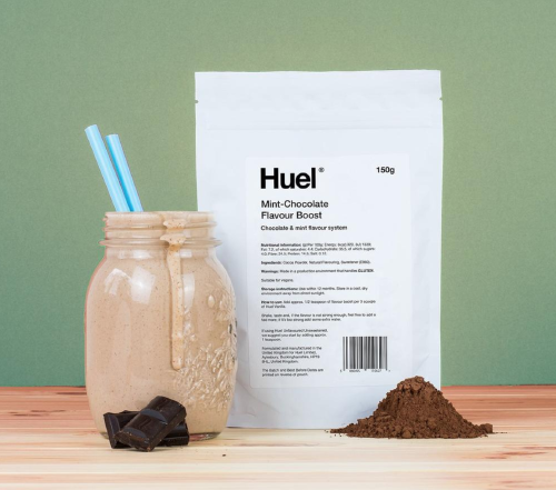 Huel mint chocolate flavour boost