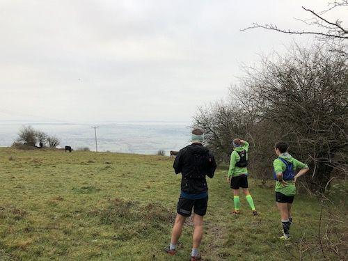 Looking down to Axbridge