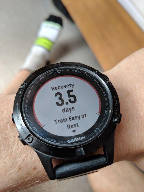 Garmin Fenix recovery time